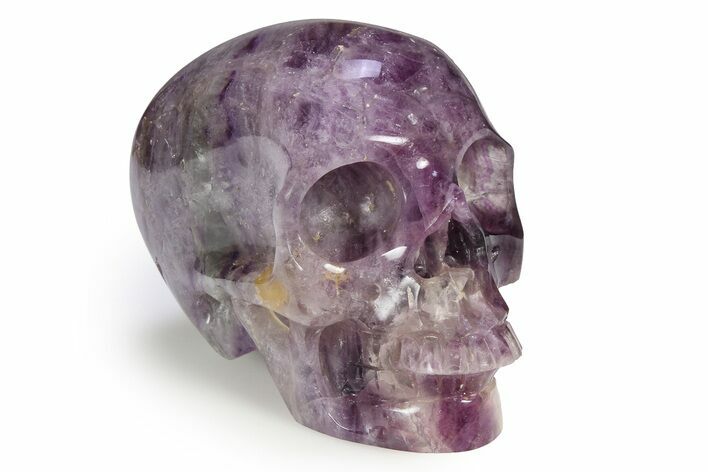 Realistic Brecciated Fluorite Skull #382263
